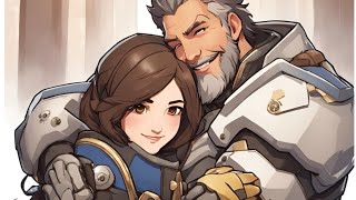 REINHARDT IS SO ROMANTICAL 🖤 HE SINGS AT A MEDIUM PACE TO ANA [upl. by Las708]