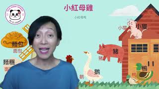 Bilingual Mandarin Storytime The Little Red Hen  MissPandaChinesecom [upl. by Yrreg124]