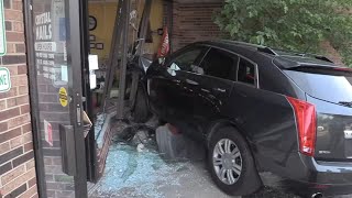 Car crashes into Skokie nail salon [upl. by Sara-Ann813]