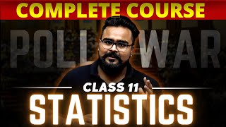 50 MCQ 🔥 STATISTICS class 11 COMPLETE COURSE REVISION  Economics by GAURAV JAIN [upl. by Eca]