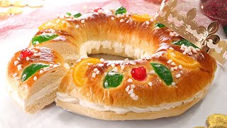 ROSCÓN DE REYES fácil y delicioso Con Harina Común y Sin Masa Madre [upl. by Hermie]