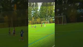 Nice top corner shot on club team [upl. by Bevin]