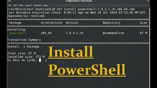 How to install Powershell on Oracle Linux [upl. by Dawkins]