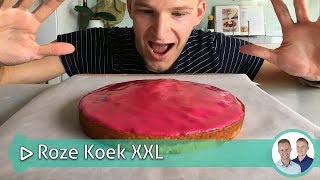 Roze Koek XXL  Koken amp bakken met SterkInDeKeuken [upl. by Engud]