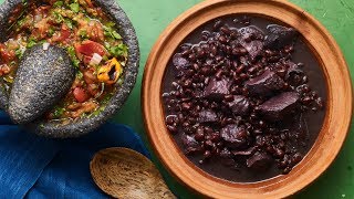 Pati Jinich  How to Make Pork and Beans [upl. by Baumbaugh655]