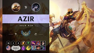 Azir Mid vs Hwei  NA Challenger Patch 1411 [upl. by Pilihp874]