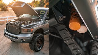 How to Save 3rd Gen Cummins Injectors With Fuel Filters and a Fass [upl. by Jocko]