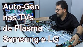 Auto Gen nas TVs de Plasma Samsung e LG [upl. by Harwin]