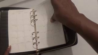 Kate Spade Zip Around Personal Planner Overview [upl. by Bondie814]