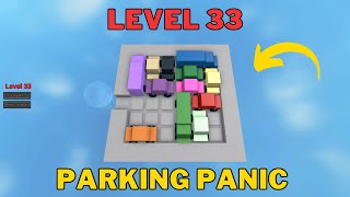 How To Solve Parking Panic Level 33  Roblox [upl. by Hadwyn]