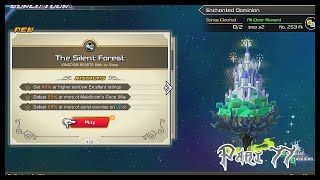 Kingdom Hearts Melody of Memory Playthrough Part 77 Enchanted Dominion The Silent Forest [upl. by Ogg406]