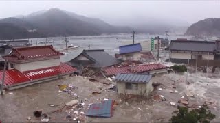 2011 Japan Tsunami  Ogatsu Town Full Footage [upl. by Ubana640]