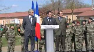 Visite du Premier ministre au camp de CAYLUS [upl. by Laurena]