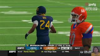 PlayStation 3 Fiesta Bowl  8 West Virginia vs 15 Boise State  College Football Revamped [upl. by Wunder841]