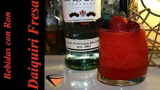 Cómo hacer el DAIQUIRI FROZEN DE FRESA [upl. by Elletnwahs65]