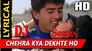 Chehra Kya Dekhte Ho with Lyrics  Kumar Sanu Asha Bhosle  Salaami 1994 Songs  Ayub Khan DJ SONGS [upl. by Goetz]