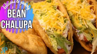 Bean Chalupa  How to make Taco Bell Bean Chalupa  Mexican Chalupa [upl. by Atnas911]