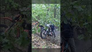 Amateur Enduro  Double log crossing [upl. by Airamasor]