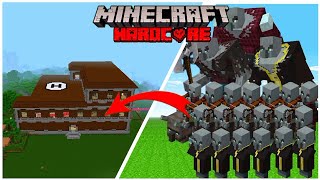 I ATTACK THE PILLAGERS EVOKER AND VINDICATORS BASE IN MINECRAFT GAMEMODE MINECRAFT [upl. by Simeon]