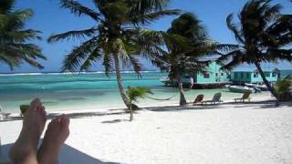 Relaxing on cabana porch Tranquility Bay Belize [upl. by Marcin200]