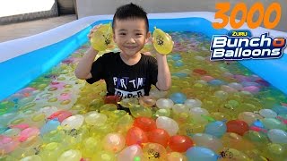 3000 Bunch O Balloons Kids Inflatable Pool Water Fight Fun Surprise Toys Box Ckn Toys [upl. by Esdnil]