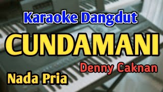 CUNDAMANI  KARAOKE  NADA PRIA COWOK  Denny Caknan  Audio HQ  Live Keyboard [upl. by Sallad]