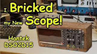 Bricked Hantek DSO2D15 Oscilloscope  Fix or Return [upl. by Behah]