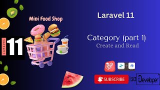 Laravel 11  Category CRUD part 1 Part 18 [upl. by Azeret282]