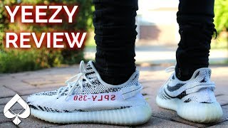 quotOMG YEEZYS ARE DEAD1quot Adidas Yeezy Boost 350 v2 ZEBRA Review [upl. by Anirda129]