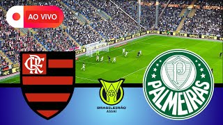 🔴FLAMENGO VS PALMEIRAS AO VIVO COM IMAGENS  BRASILEIRÃO 2024  Full Match  PES 21 Simulation [upl. by Anilok]