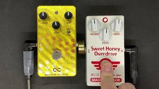 ONE CONTROL  Honey Bee Overdrive VS MAD PROFESSOR  Sweet Honey Overdrive [upl. by Friede708]