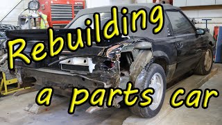 Rebuilding the former parts car Mustang GT [upl. by Raddi]