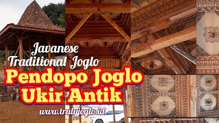 Pendopo Joglo Ukir Antik Building Tropical Javanese Traditional House woodworking project design [upl. by Adnaloj]