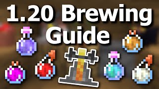 The Ultimate Minecraft 120 Potion Brewing Guide  How to make all Potions Auto Brewer and More [upl. by Iosep]