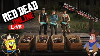 Red Dead Redemption 2 Online Live  Showdowns PVP Missions Dailies [upl. by Say]