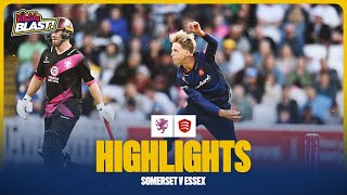 🔥 WHAT AN INNINGS FROM DEAN ELGAR  Somerset v Essex Vitality Blast Highlights [upl. by Ellinnet866]