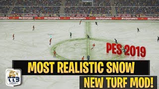 TTB PES 2019  The Most Realistic Snow Gameplay  New Turf Mod Looks Ace [upl. by Uzzial66]