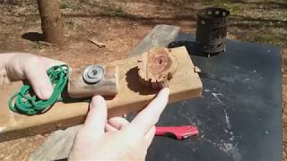 Frustrated and Given Up on Bow Drill Try a 2x4 and Cheat Bearing Block [upl. by Damas185]