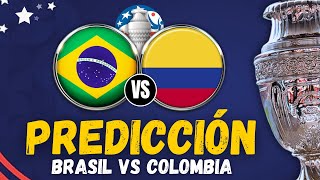 BRASIL vs COLOMBIA • Copa América 2024 • Previa Predicción y Pronóstico [upl. by Aret]