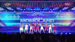 MOMOLAND  BOOM BOOM X BAAM MBC Gayo Daejejeon [upl. by Nosydam286]