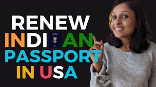 How To Renew Indian Passport in the US [upl. by Mayhs]