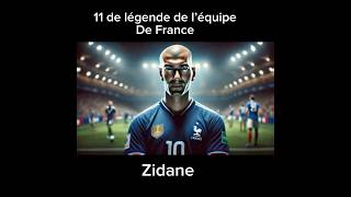 11 de légende de l’équipe de France equipedefrance football zidane chatgpt challenge [upl. by Glimp]