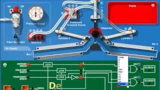 Teaching Pneumatic Technology with the ST270 Pneumatics Module from LJ Create [upl. by Ygiaf]