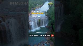 Krang Suri Falls Meghalaya  Zipline over the falls meghalaya shillong travel [upl. by Mighell]