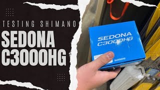 Shimano Sedona unboxing and review with fish catch [upl. by Hanako]