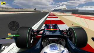 F1 2010 Sebastian Vettel Pole Lap GP Bahrain [upl. by Anera]