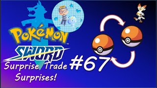 Pokemon Sword Surprise Trade Surprises Part67 quotBeach Day with Special Guest from Main Landquot [upl. by Nyladnohr]