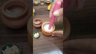 Chattti di lassi🥛 viralvideo ytshorts miniature food cooking recipeeasiestonebitefoods [upl. by Akerue]