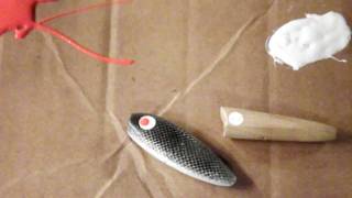 DIY HOMEMADE FISHING LURES HOW TO PAINT PERFECT EYES TRICK [upl. by Shandee]