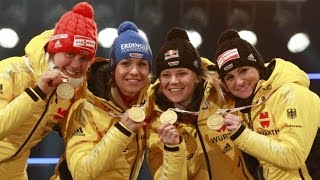 WM Staffel Frauen Ruhpolding 2012 [upl. by Lyndsey41]